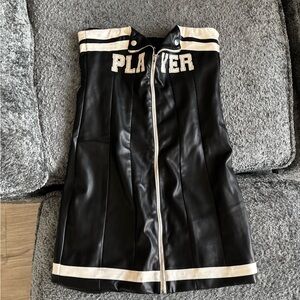 Fashion Nova Black and White Mini Dress